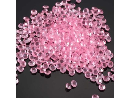 Diamantové konfety (růžové) 2000ks