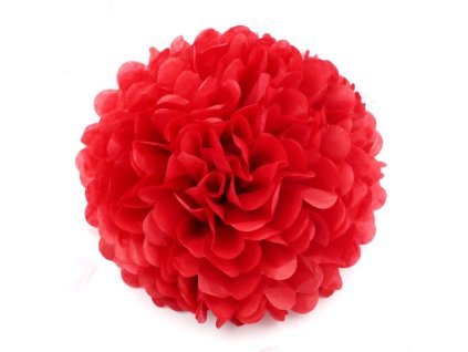 pom pom červený