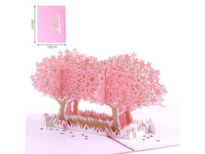 3D přání ( Stromová alej )