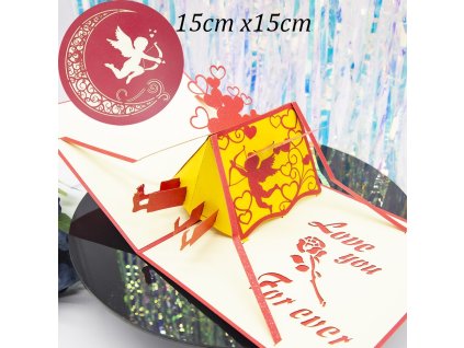 3D přání ( Kempingový pár )