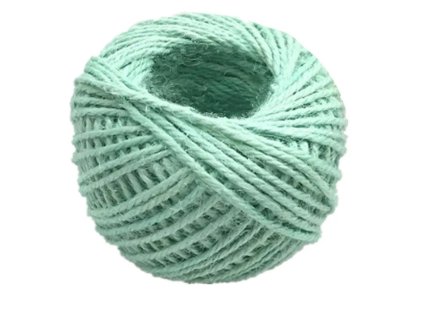 Motouz mátově zelený