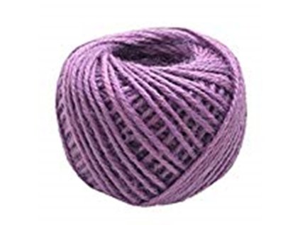 světle fialová,motouz