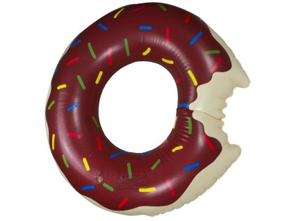 Nafukovací kolo donut hnědý