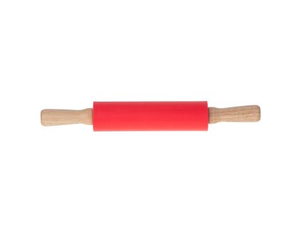 Silikonový váleček na pečení 38cm - červený