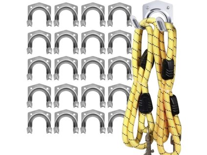 Kovové věšáky na nářadí 20 ks