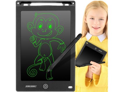 Dětský kreslicí tablet 8,5" černý KRUZZEL 22454