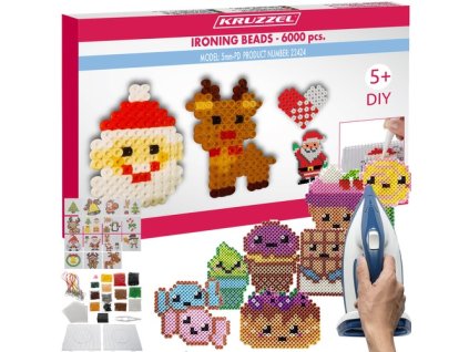 Zažehlovací korálky sada 6000ks