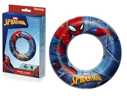 Nafukovací plavecký kruh Spider-Man 56cm Bestway 98003