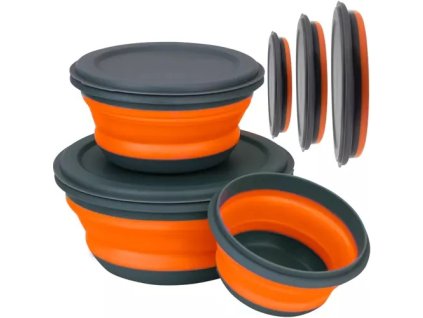 Skládací silikonové misky - 3 ks