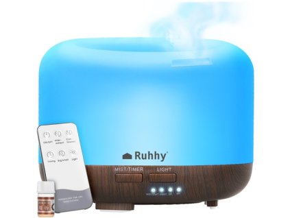 Aroma difuzér - LED zvlhčovač s dálkovým ovládáním