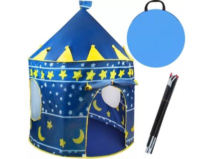 Dětský stan pro malé hvězdáře (modrý)