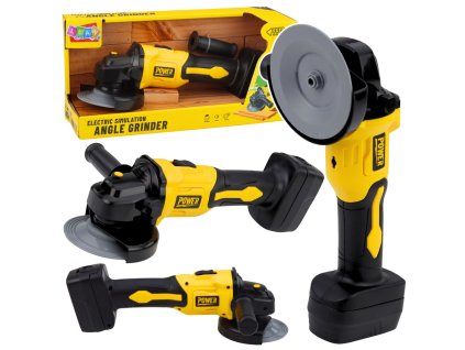 Dětská úhlová bruska se zvukem – malý kutil v akci!