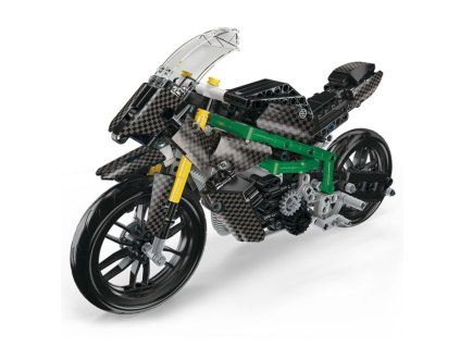 eng pl Construction Bricks Racing Motorcycle Sports Black 656 pcs 31238 2