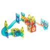 Magnetická stavebnice - kuličková dráha se světelnými efekty 95 dílů