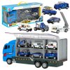 Transporter truck TIR launcher metal cars police 166594