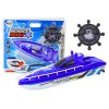 eng pl Remote Controlled Police Boat RC Blue Remote Control 27MHz 17862 1