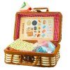 eng pl Picnic Basket Set Braided Food Accessories 33 pcs 28016 4