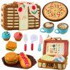 eng pl Picnic Basket Set Braided Food Accessories 33 pcs 28016 1