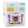 eng pl Karaoke Set Two Microphones Bluetooth Speaker MP3 Recording LED 24539 5
