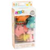 eng pl Set of educational rubber dinosaurs for bathing pastel games 6 pcs 30576 9