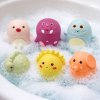 eng pl Educational Bath Toys Sensory Rubber Figures Pastel 6 pcs 30578 3