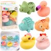 eng pl Set of educational rubber animals for bathing pastel games 6 pcs 30579 1
