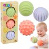 eng pl Set of Sensory Balls for Babies Pastel 3 pcs 6 cm 30582 1