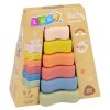 eng pl Sensory Pyramid Stars Soft Blocks Colorful Puzzle 6 pcs 30585 6