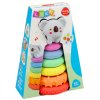 eng pl Sensory Pyramid With Koala Educational Tower Colorful 7 pcs 30588 6