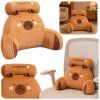 eng pl Backrest Armchair Back Support for Armchair Bed Capybara Brown 60 x 40 cm 31060 1