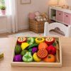 eng pl Wooden Fruit Chopping Set Magnetic Safe Knife Board 30940 4