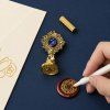 Kreativní sada pro pečetění voskem – pečetidlo s voskem a příslušenstvím