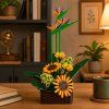 eng pl Construction Blocks Composition Sterlicja Sunflowers in a Pot 1608 pcs 31223 4