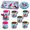 eng pl Tea Set with Parrots Metal Exotic Pattern 12 pcs 30291 4