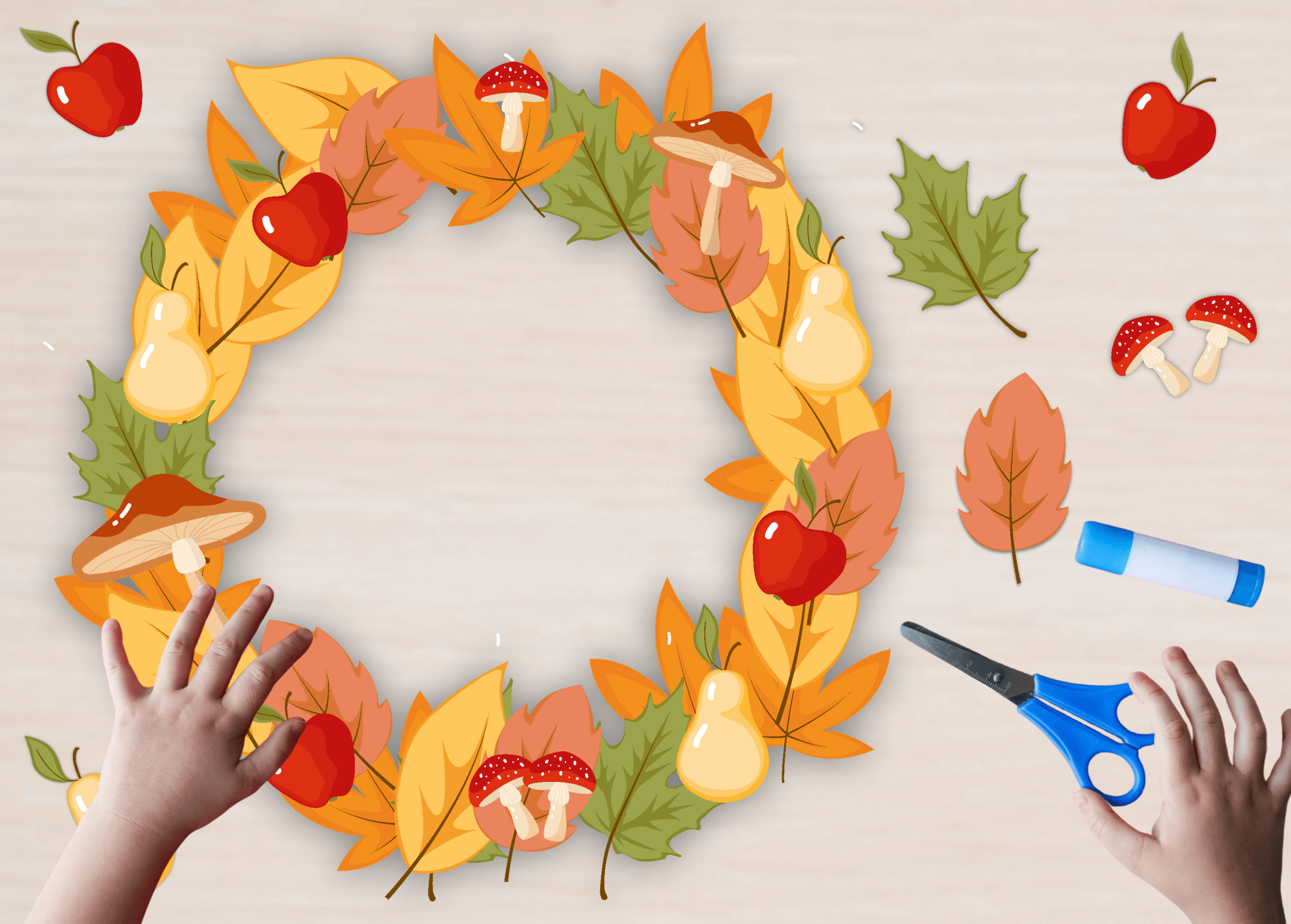 ZÁBAVNÝ OKTÓBER #4: Vyrob si jesenný venček!