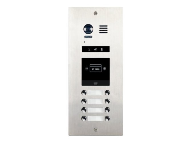 9146 dverni stanice 2 drat d2 8x zvonek dvouradove kamera 170st zapustna montaz rfid 125khz