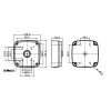 turm anschlussbox fur bullet kameras zur wand und deckenmontage sh a121EDDbGcMfuj9Lx