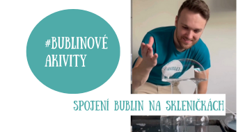 Spojení bublin na skleničkách