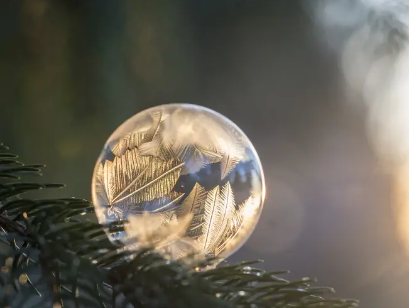 Vyzkoušejte zmrzlé bubliny