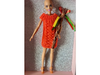 Barbie- Velikonoční - oranžová