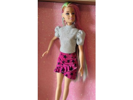 Barbie s duhovými vlasy