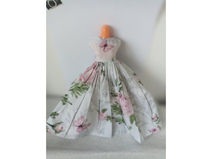 Společenské šaty s motýlkem