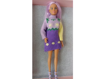 Barbie - levandulová ve svetru