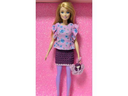Barbie v háčkovaném outfitu 2v1