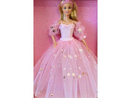 Barbie v plesových šatech - květy