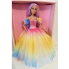 Barbie v plesových šatech - duhové