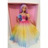 Barbie v plesových šatech - duhové
