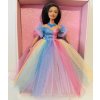 Barbie v plesových šatech - duhové