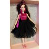 Barbie s tylovou sukní - růžová/černá