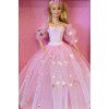 Barbie v plesových šatech - květy